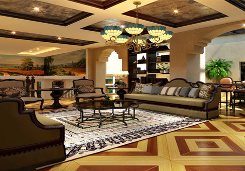 青島歐式效果圖_黃島建邦聽海聯(lián)排別墅裝修設(shè)計(jì)風(fēng)格/報(bào)價(jià)