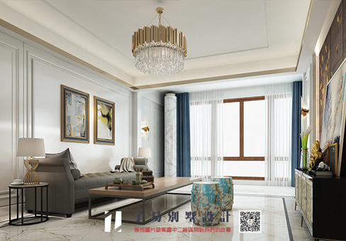 青島歐式效果圖_市北龍澤山莊復(fù)式裝修設(shè)計(jì)風(fēng)格/報(bào)價(jià)